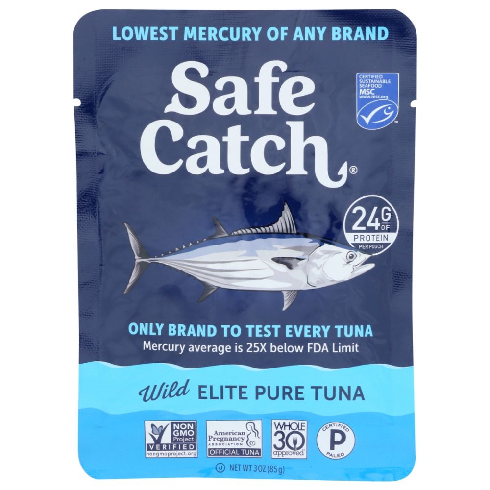 SAFECATCH: Elite Wild Tuna Pouch, 3 oz