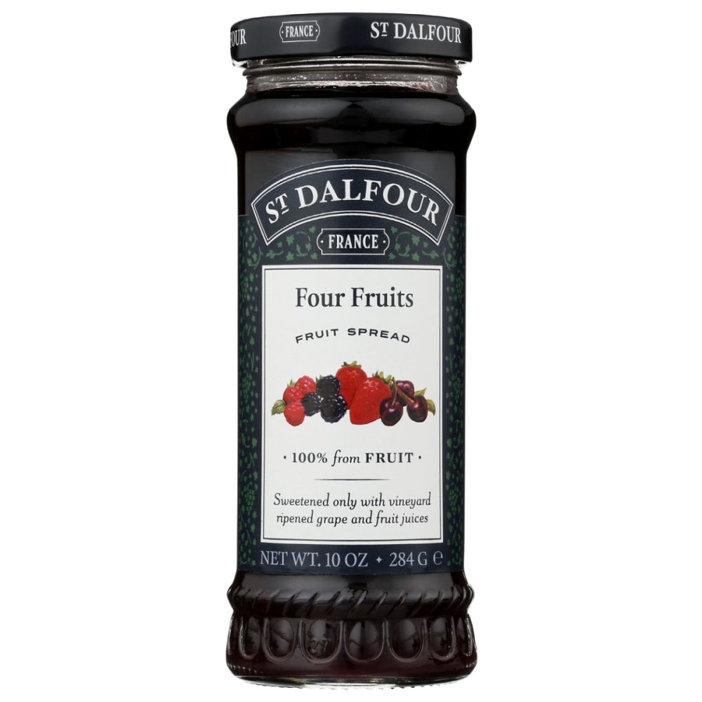 ST DALFOUR: Four Fruits Fruit Spread, 10 oz