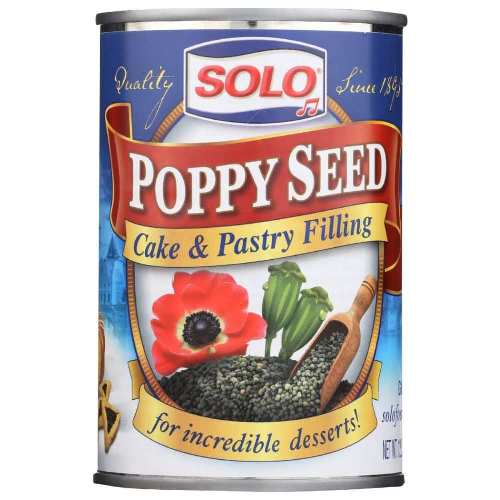 SOLO: Poppy Seed Cake and Pastry Filling, 12.5 oz