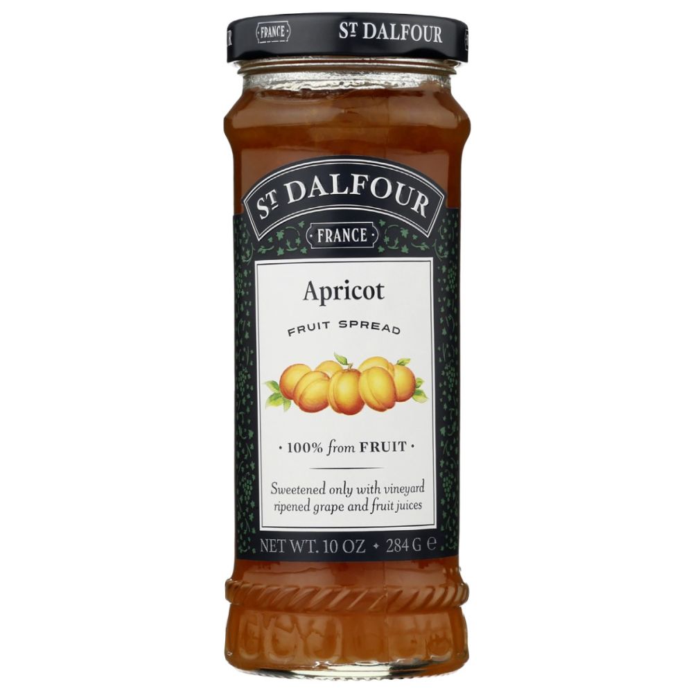 ST DALFOUR: Apricot Fruit Spread, 10 oz