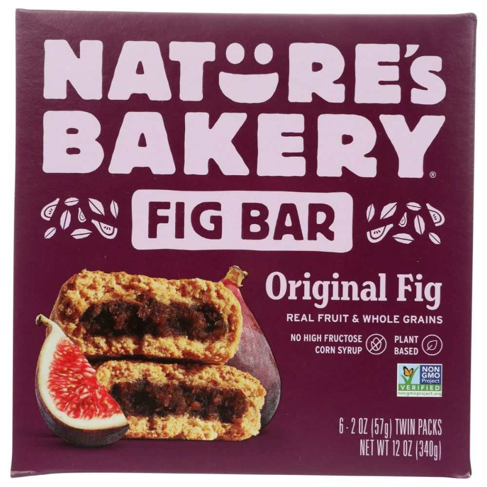 NATURES BAKERY: Whole Wheat Fig Bars Original Fig 6Ct, 12oz | Healthy