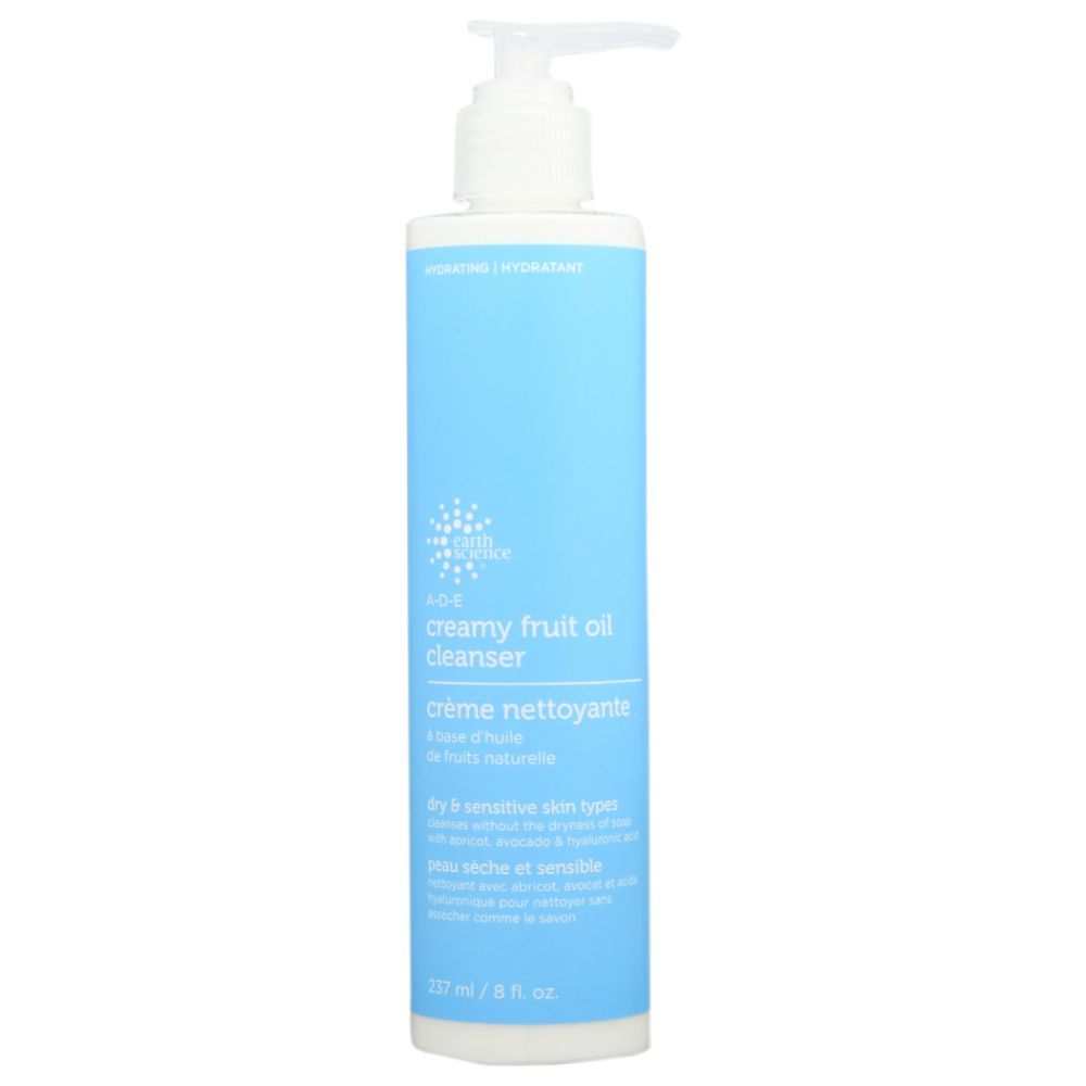 EARTH SCIENCE A D E Creamy Fruit Oil Cleanser - Soft & Hydrating 8oz