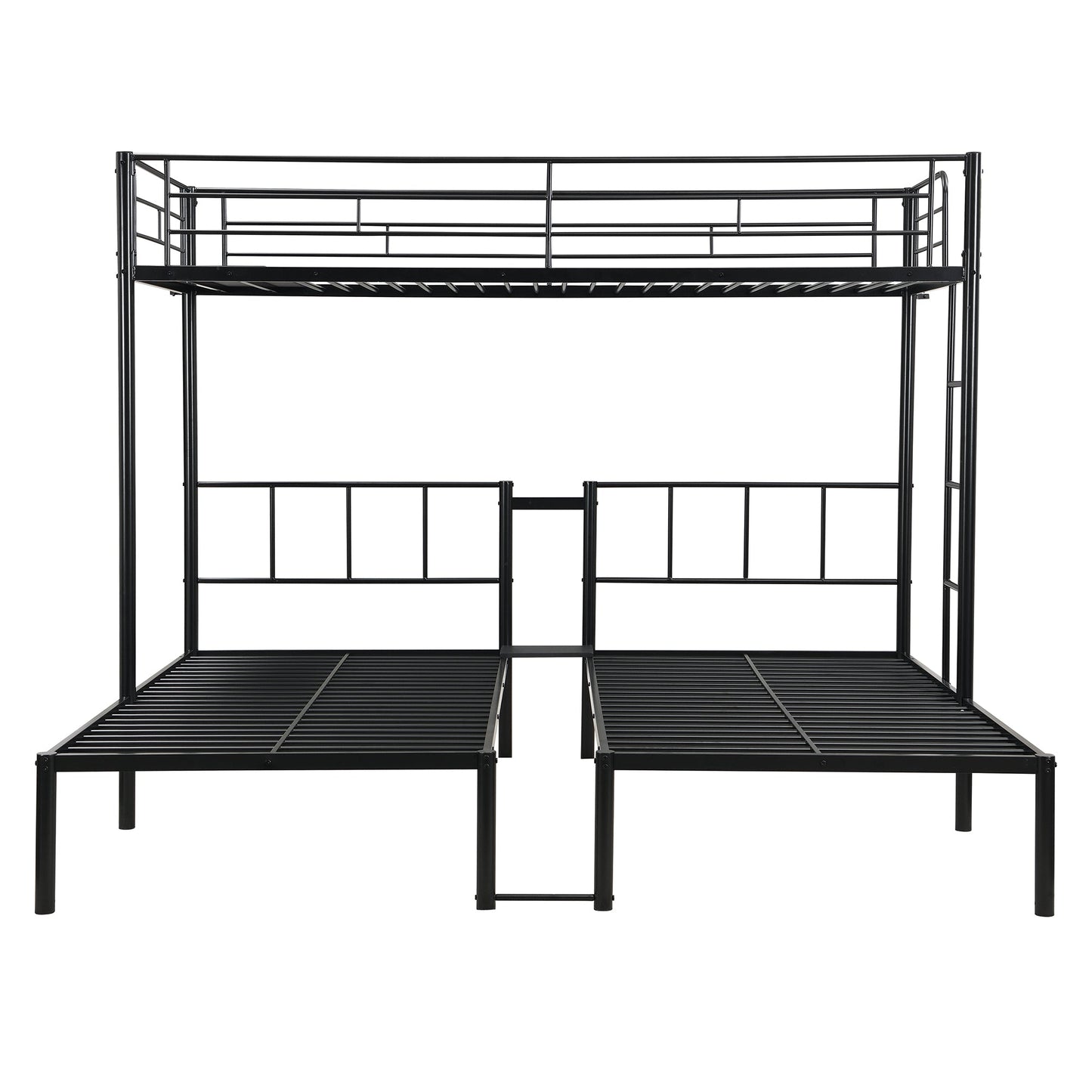 Triple Twin Over Twin Bunk Bed