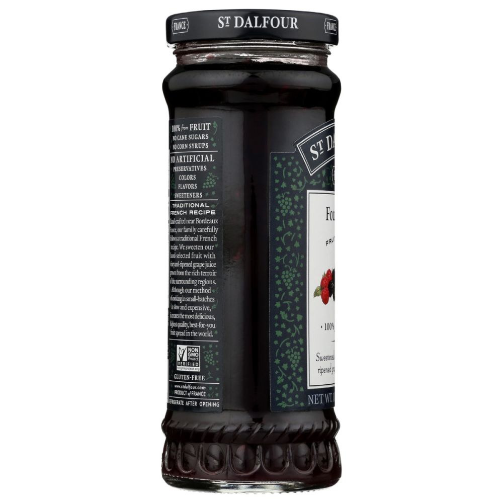 ST DALFOUR: Four Fruits Fruit Spread, 10 oz