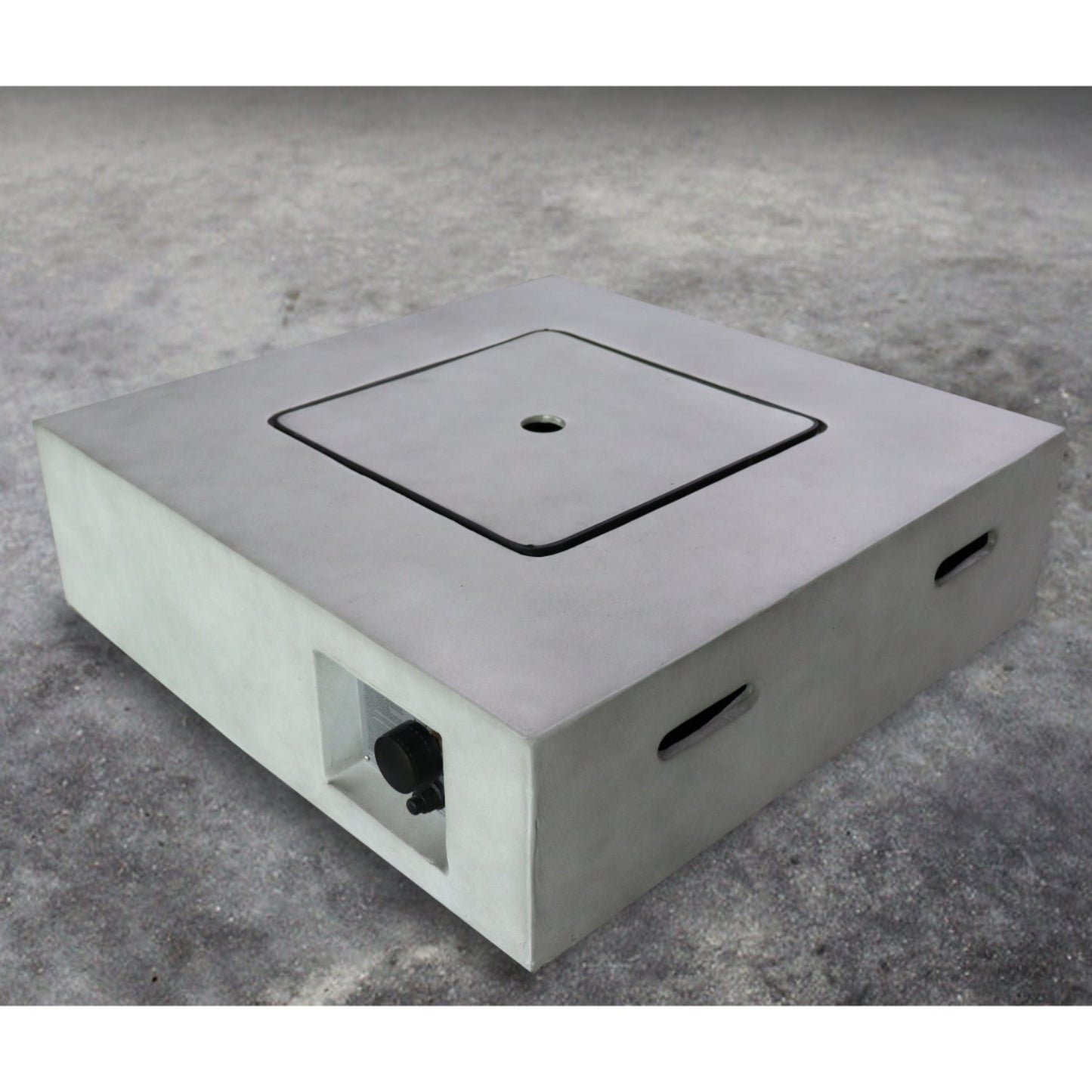 Fiber Reinforced Concrete Propane Gas Fire Pit Table