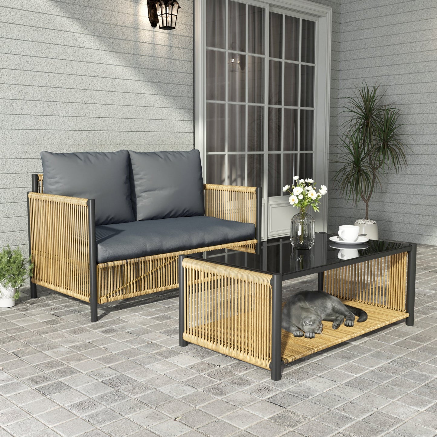 New Comming Outdoor PE Patio Furniture Set
