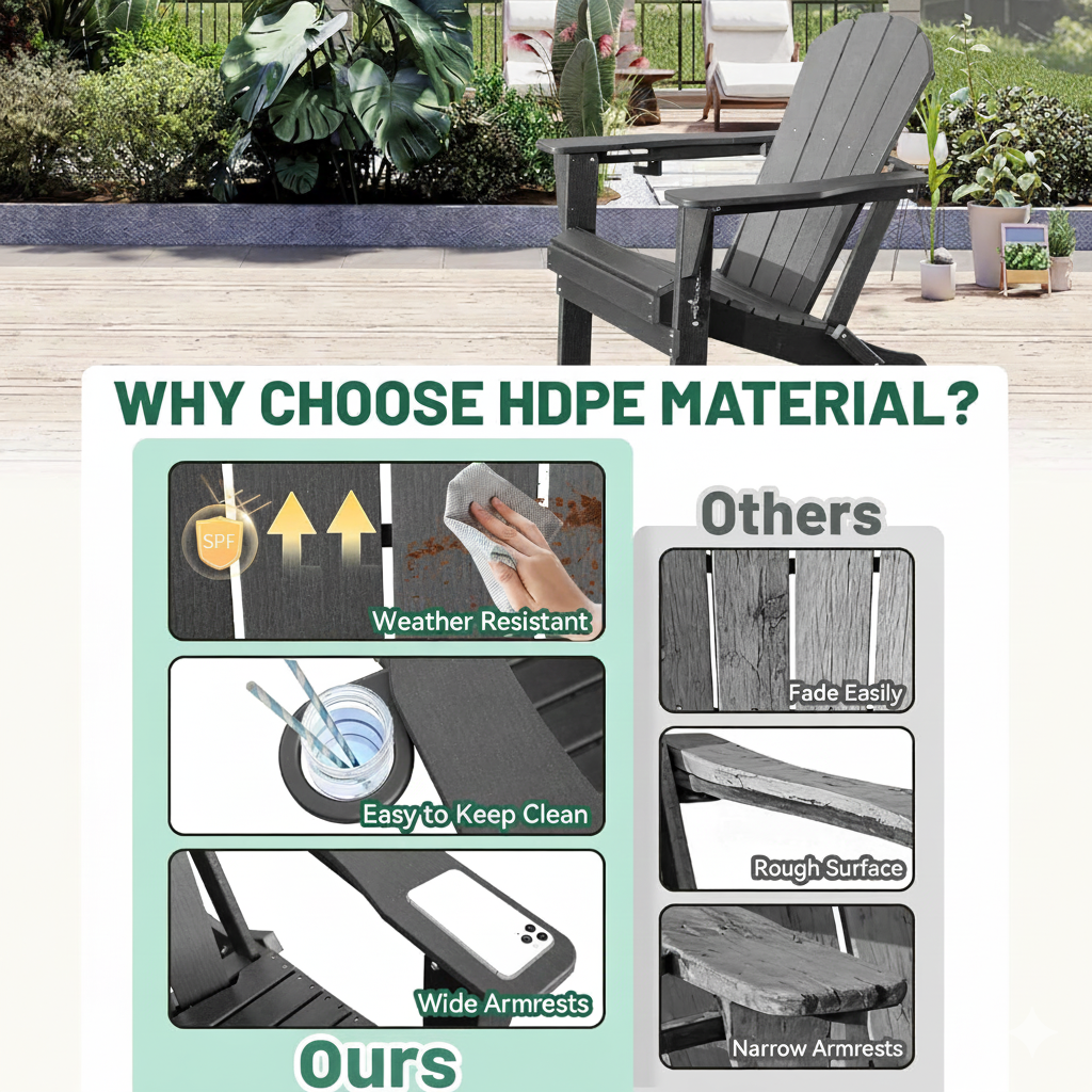 Adirondack Chair - Gray