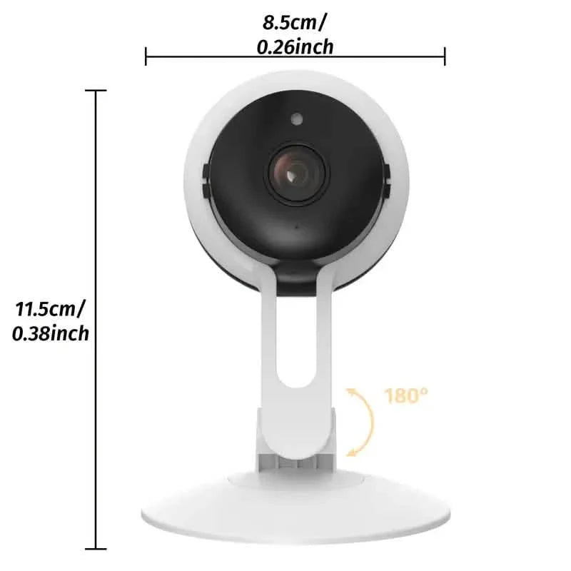 Caméra de sécurité domestique intelligente sans fil 3MP avec IA – Audio bidirectionnel, détection de mouvement, vision nocturne