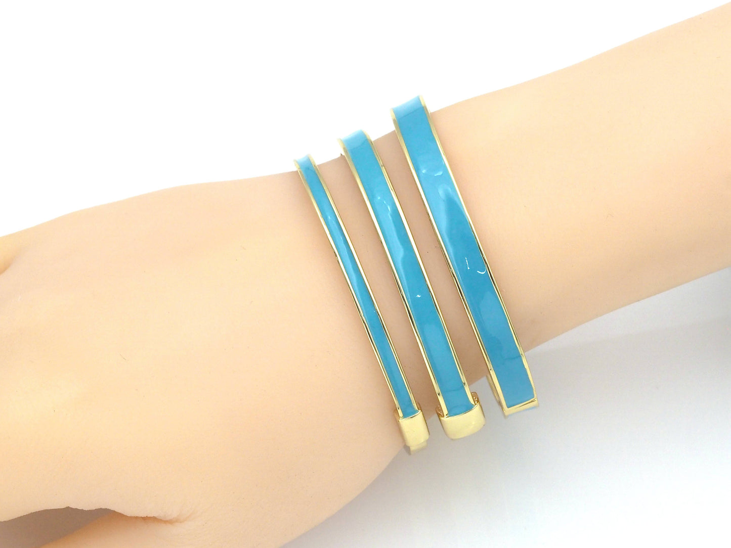 Thin Enamel Stackable Bracelet,X267
