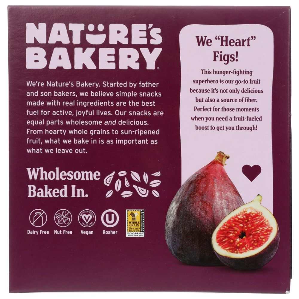 NATURES BAKERY: Whole Wheat Fig Bars Original Fig 6Ct, 12oz | Healthy