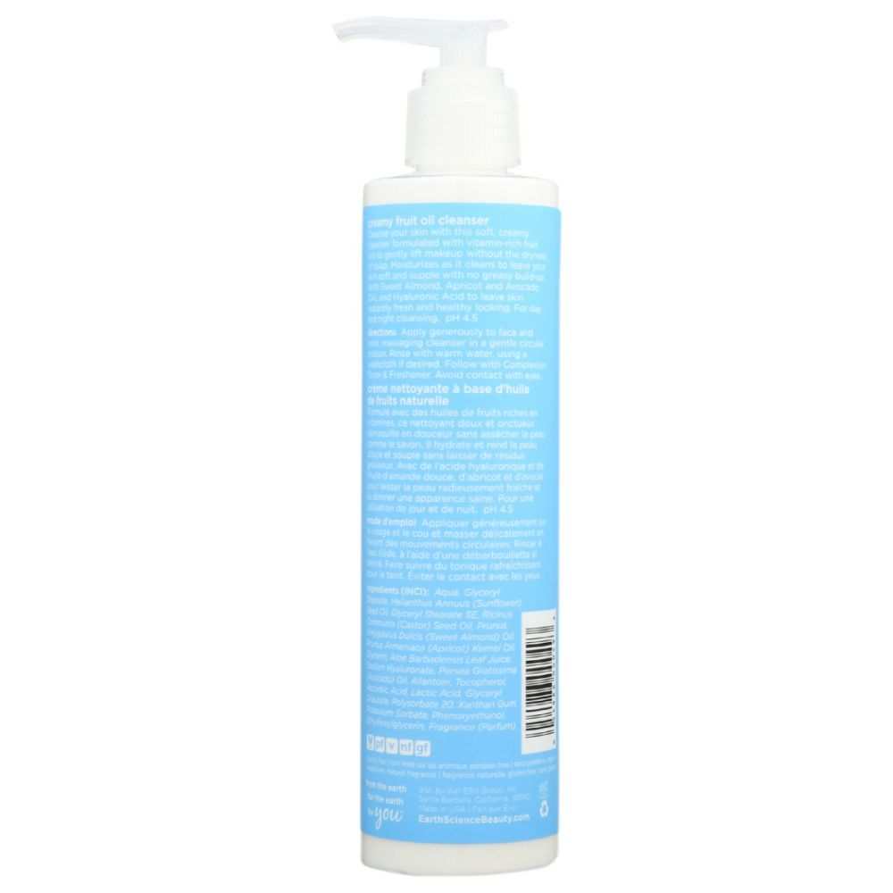EARTH SCIENCE A D E Creamy Fruit Oil Cleanser - Soft & Hydrating 8oz