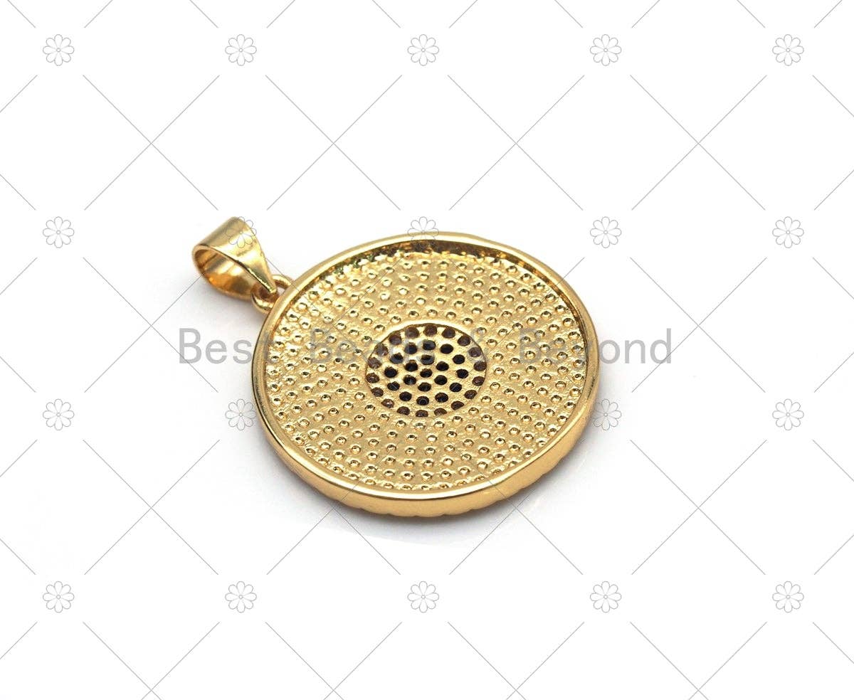 CZ Evil Eye Charm, Sku#LK561
