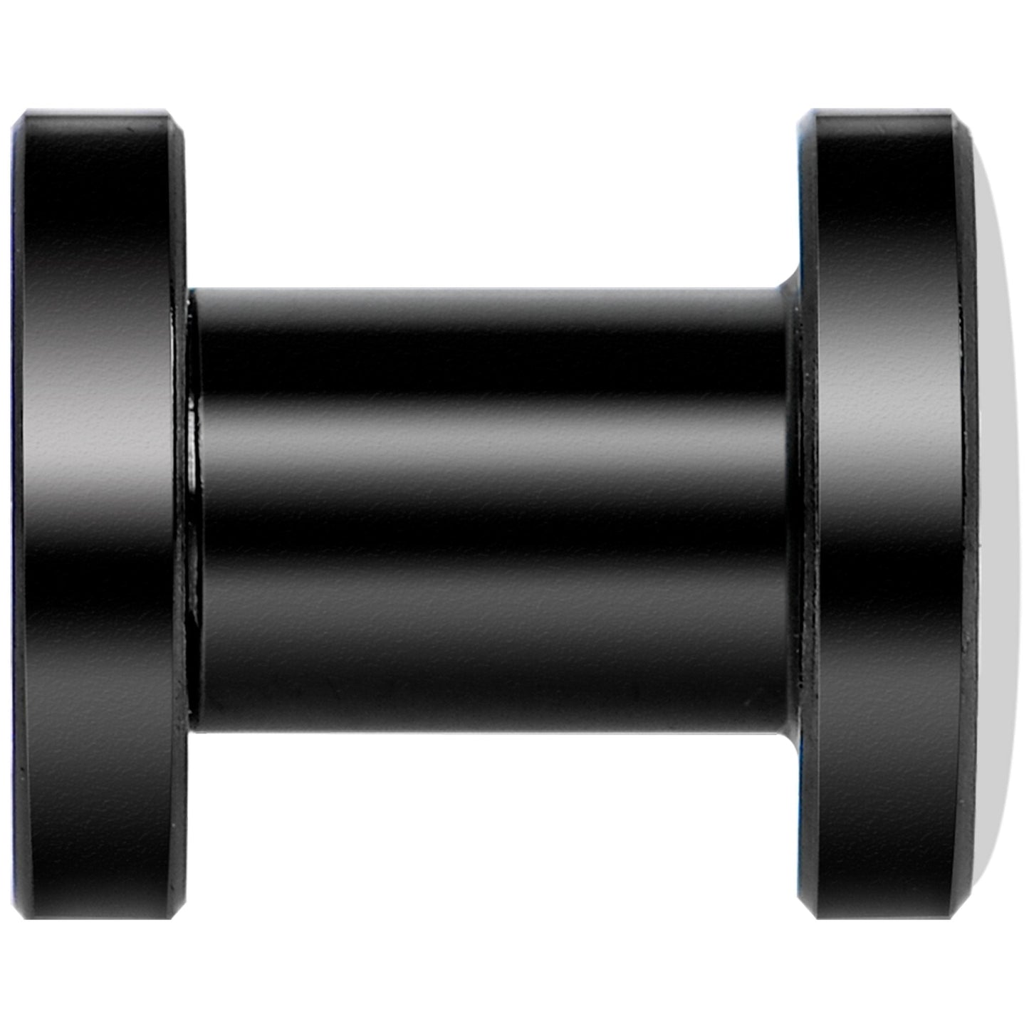 Blue Orange Tribal Print Black Anodized Screw Fit Plug Set 4G