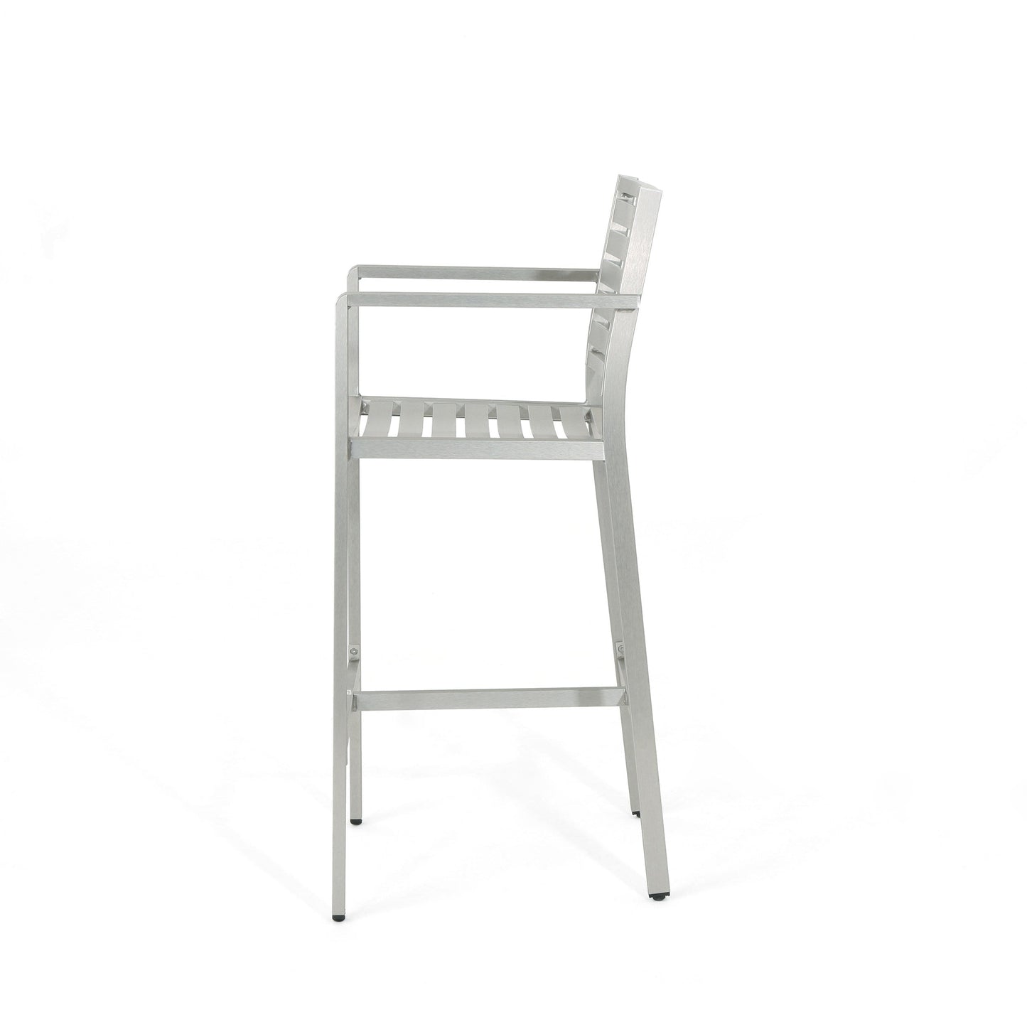 Outdoor 29.50" Barstools with Rust-Proof Aluminum Frame, Set of 2