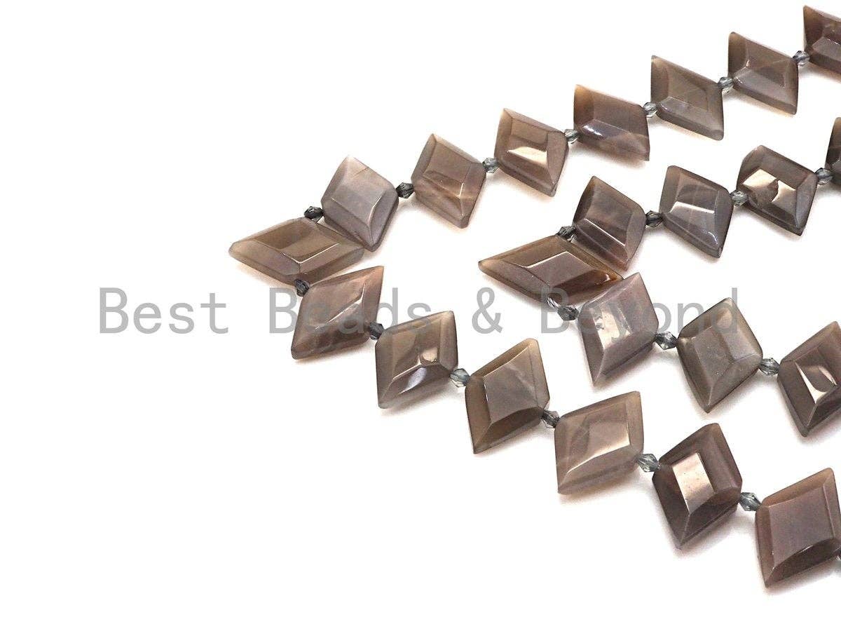 High Quality Natural Black Moonstone Horse Eye Shape Beads, Natural Moonstone Beads, 16x30mm, sku#U675