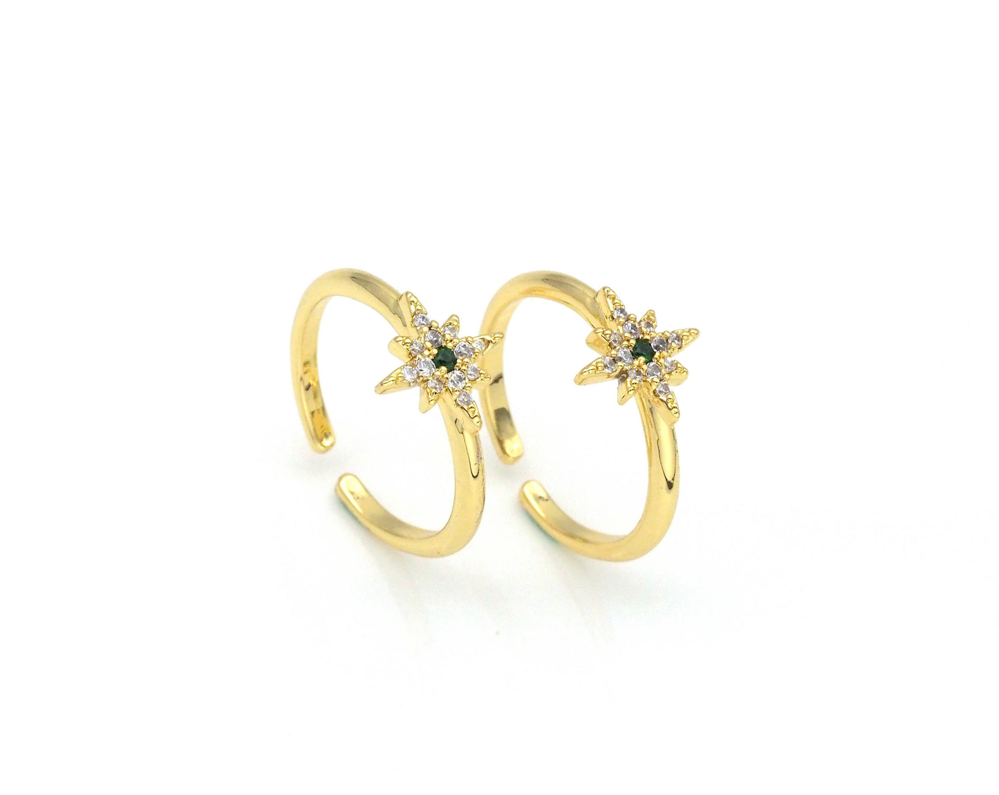 North Star Shape Adjustable Ring,O78