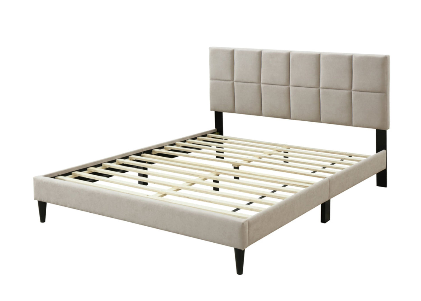 Full Sized Squares Bed in a Box with USB