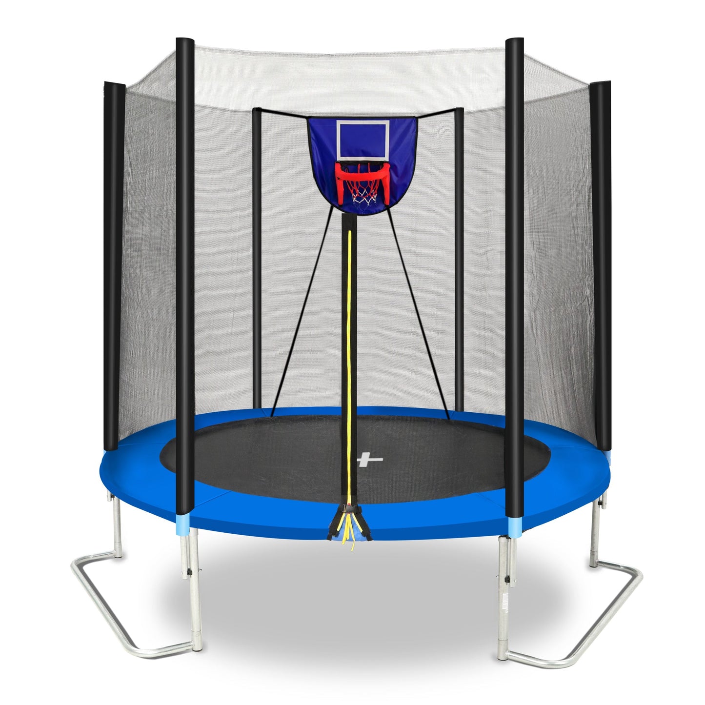 YC 8FT Trampoline Outer Net with Soft Basketball Board