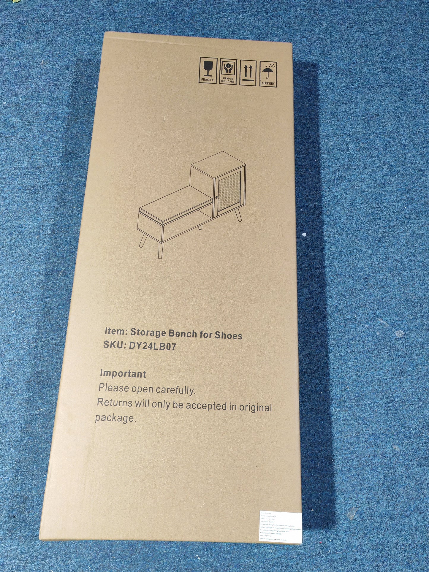 2-in-1 Shoe Storage Bench