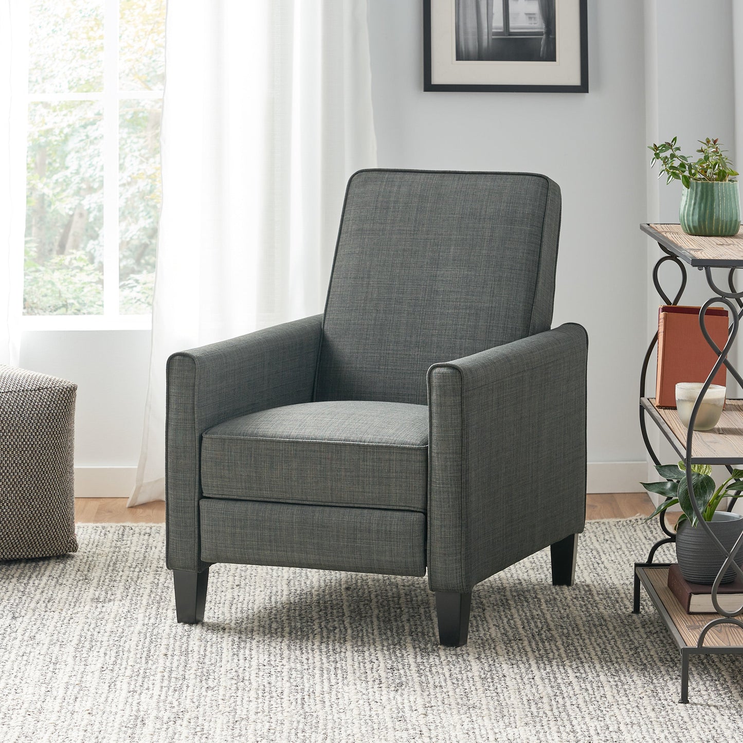 27.5" Push Back Recliner Chair