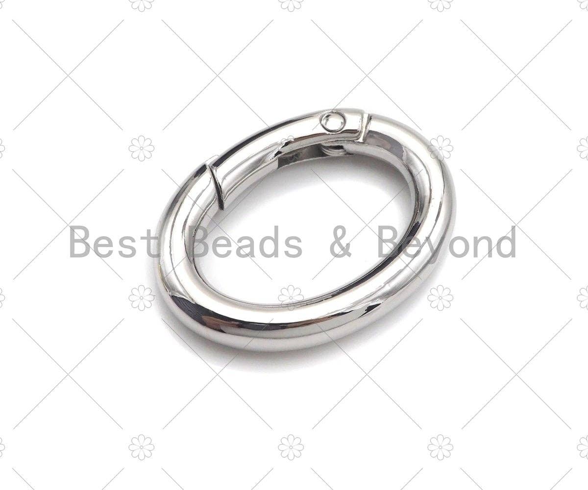 High Quality Large Gold/Silver/Gunmental Spring Clasp, Snap Clip Trigger Clasp, Spring Buckle Clasp, Carabiner Clasp, 26x35mm,sku#K124
