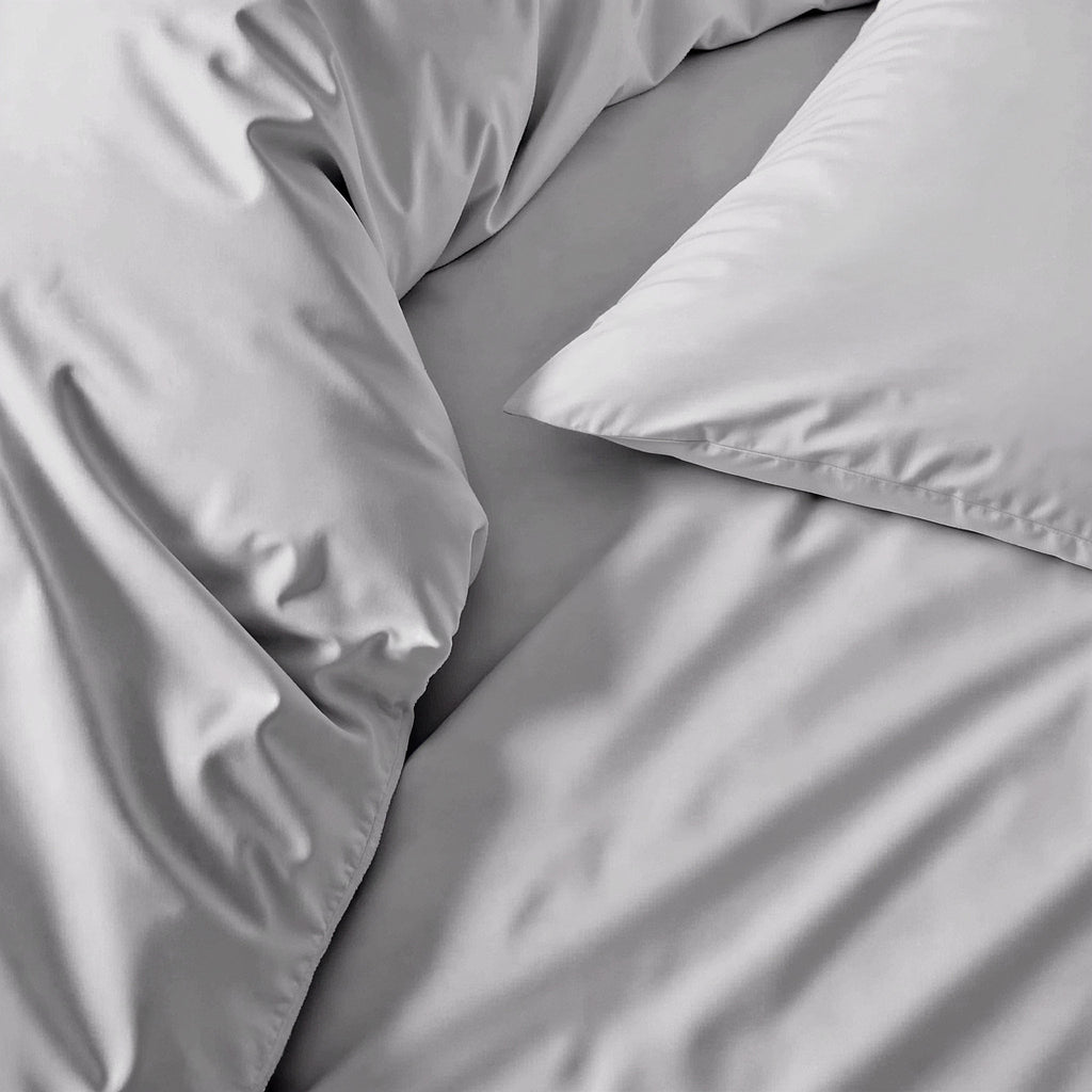 Housse de couette de luxe en satin de coton australien