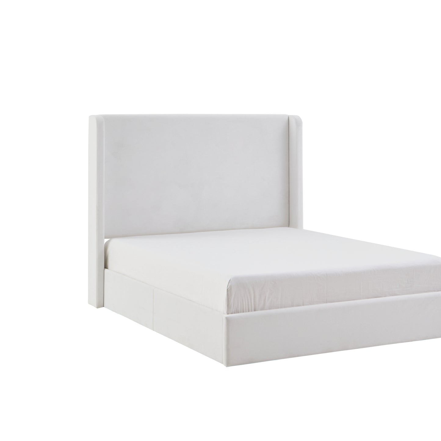 Carmen Upholstered Wingback Bed