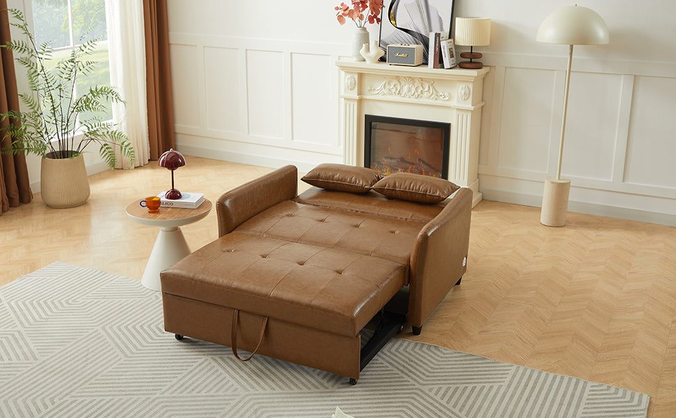 Orisfur 51.57" Convertible Sleeper Bed with USB Ports