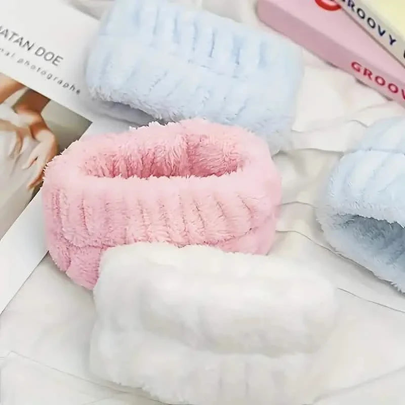 顔洗い用リストバンド 汗拭きブレスレット 吸収スリーブ付き