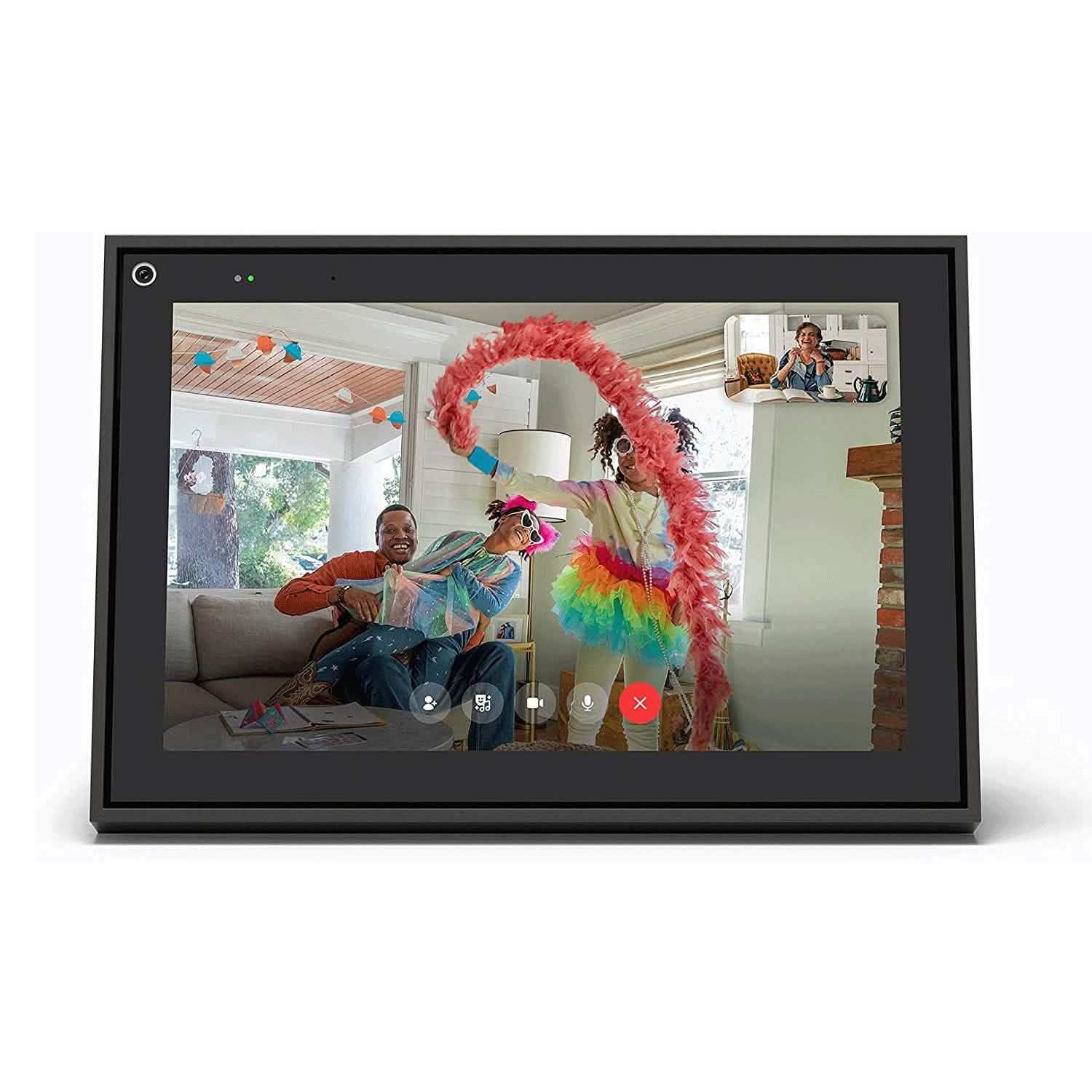 Facebook Portal Écran tactile 10 po pour appels vidéo intelligents avec Alexa – Noir