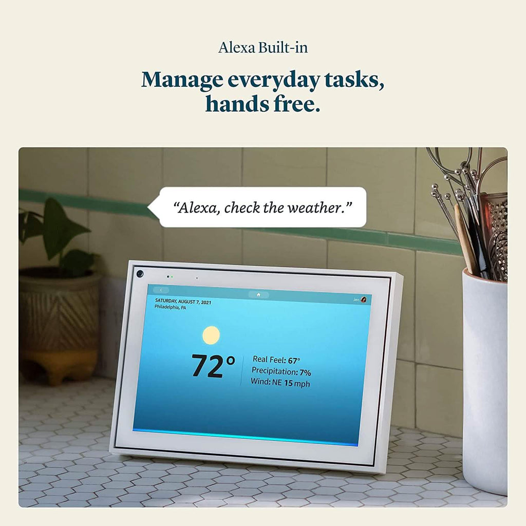 Facebook Portal - Appel vidéo intelligent avec écran tactile 10 pouces et Alexa