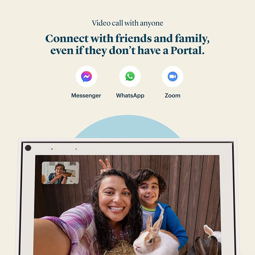 Facebook Portal - Appel vidéo intelligent avec écran tactile 10 pouces et Alexa