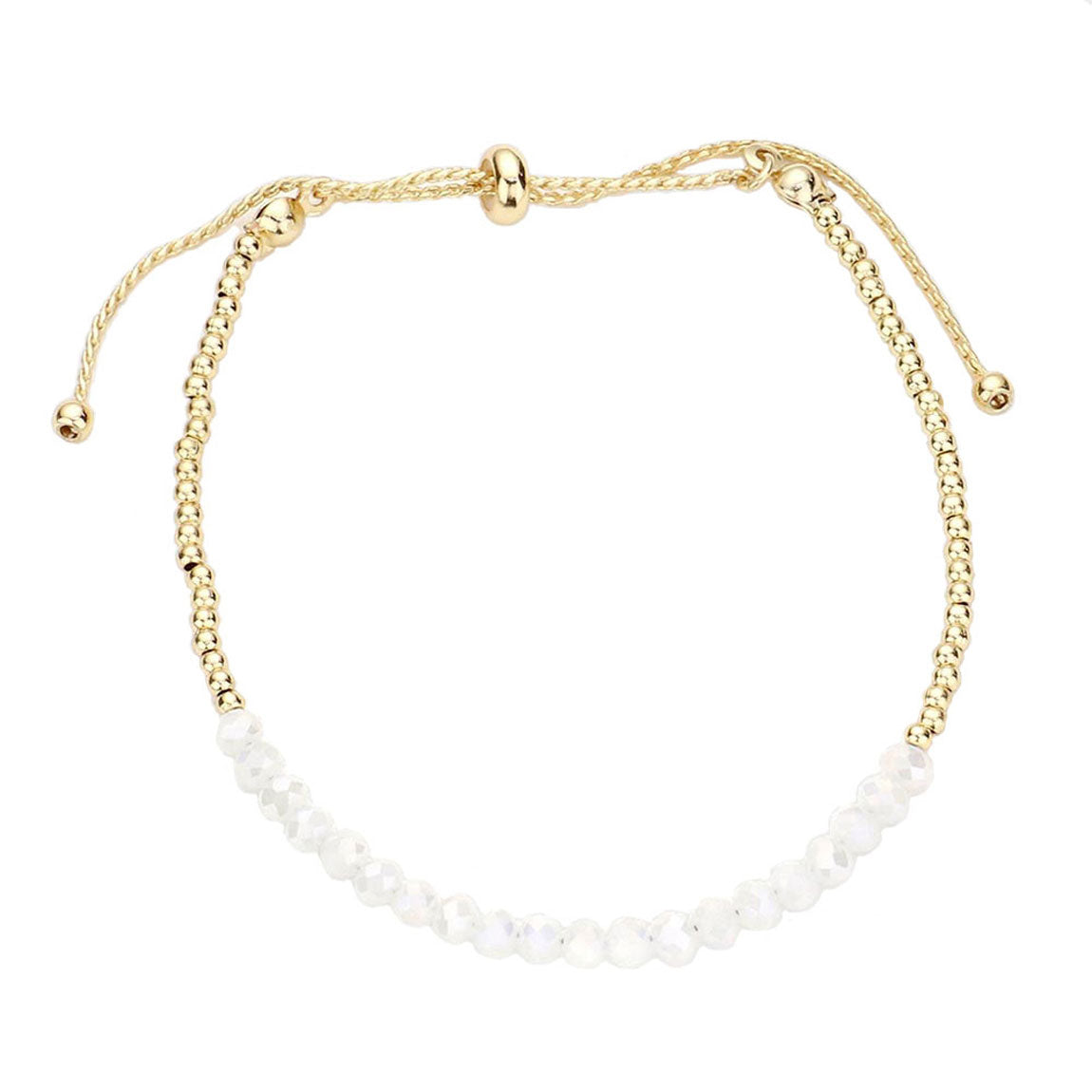Faceted Beaded Bracelet