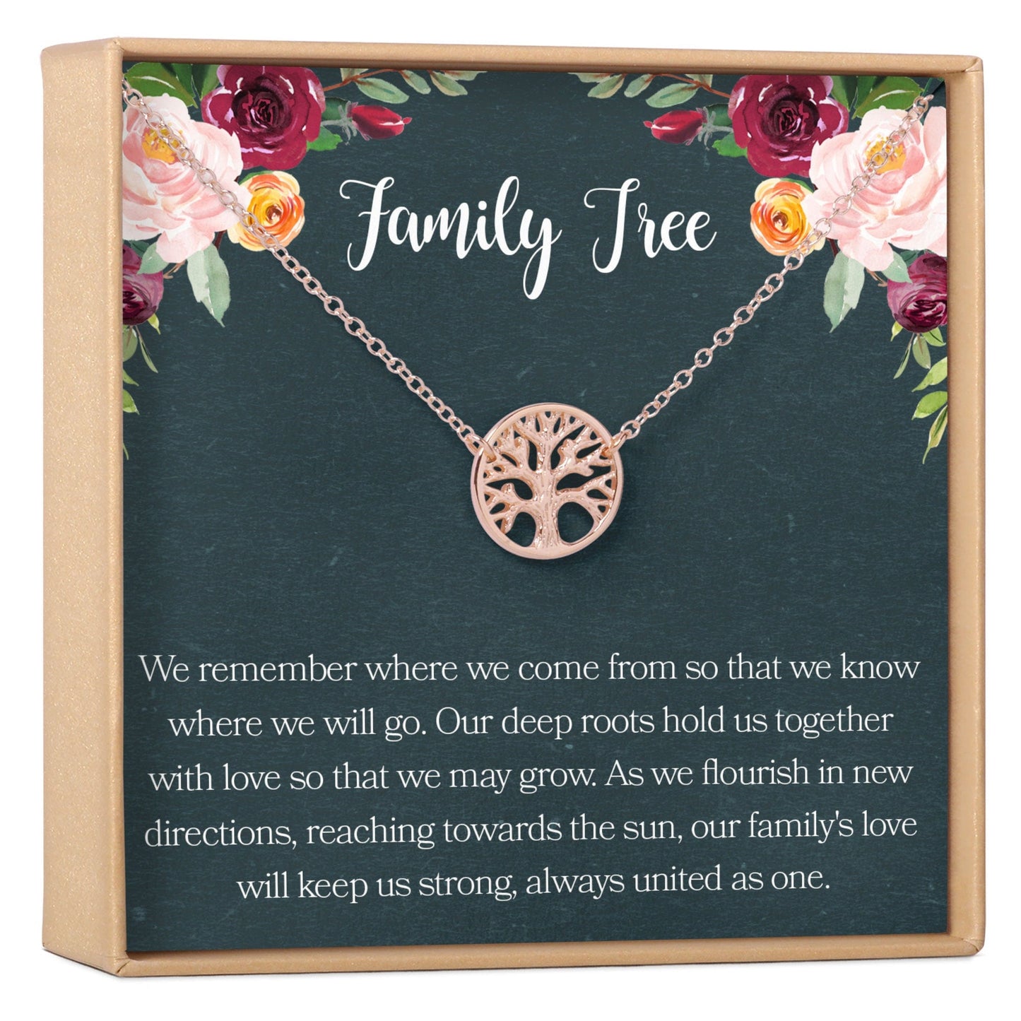 Family Tree Necklace Gift