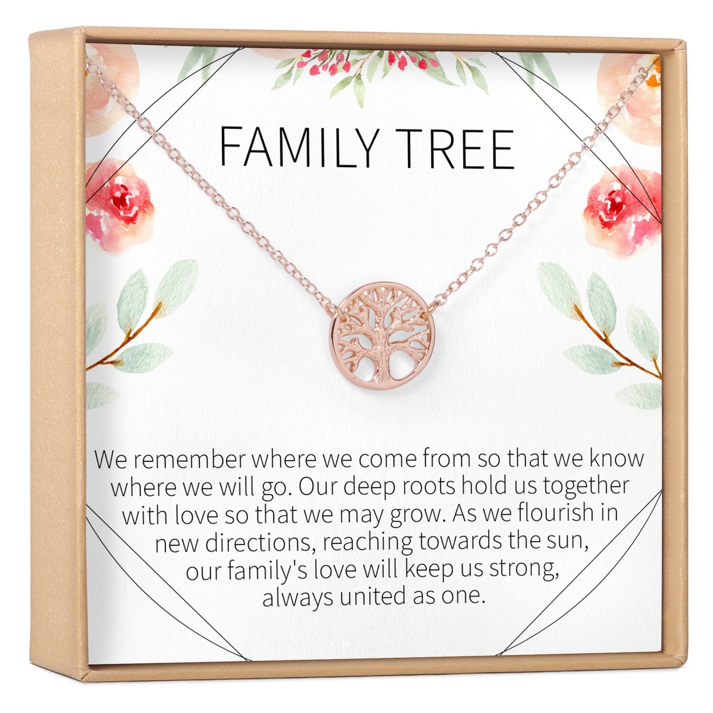 Family Tree Necklace Gift