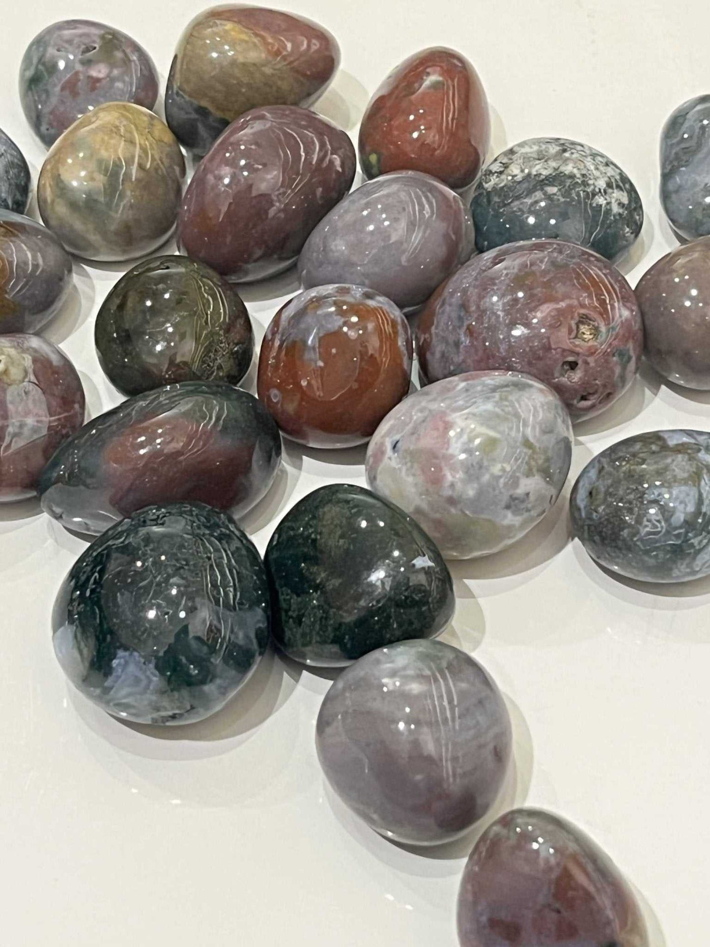 Fancy Jasper Tumbled Pocket Stone