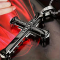 Collier Pendentif Croix Simple Tendance Pour Hommes Et Femmes