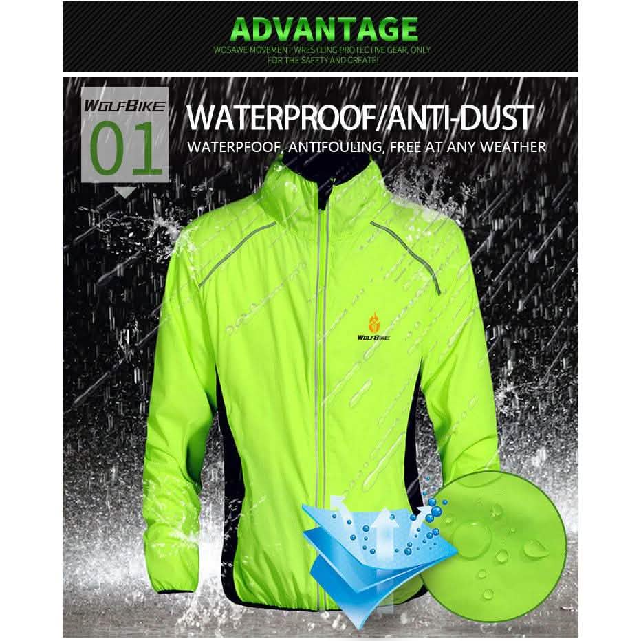 Imperméable de vélo respirant style Tour de France