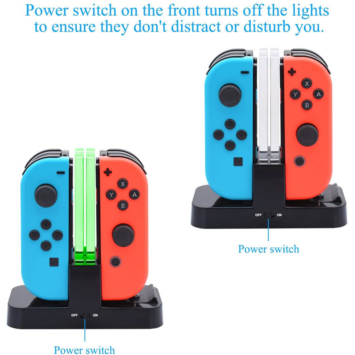 FastSnail Controller Charger Compatible with Nintendo Switch