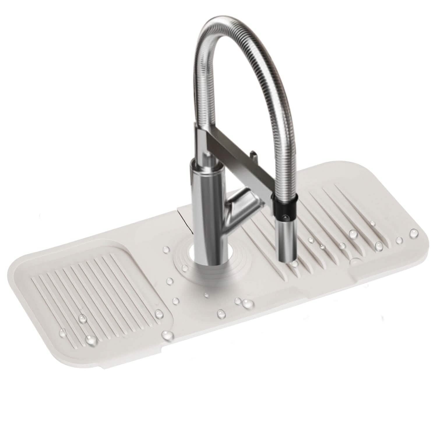 Tapis anti-éclaboussures pour robinet, égouttoir d'évier, support pour éponge et savon