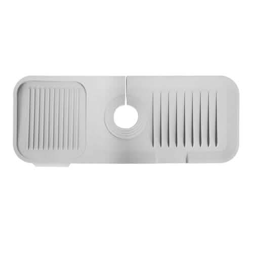 Tapis anti-éclaboussures pour robinet, égouttoir d'évier, support pour éponge et savon