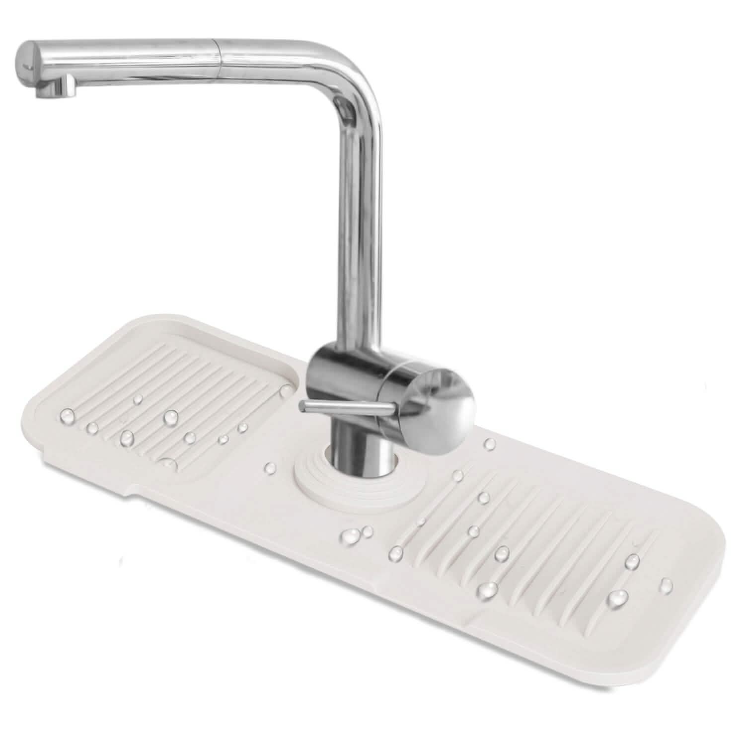 Tapis anti-éclaboussures pour robinet, égouttoir d'évier, support pour éponge et savon