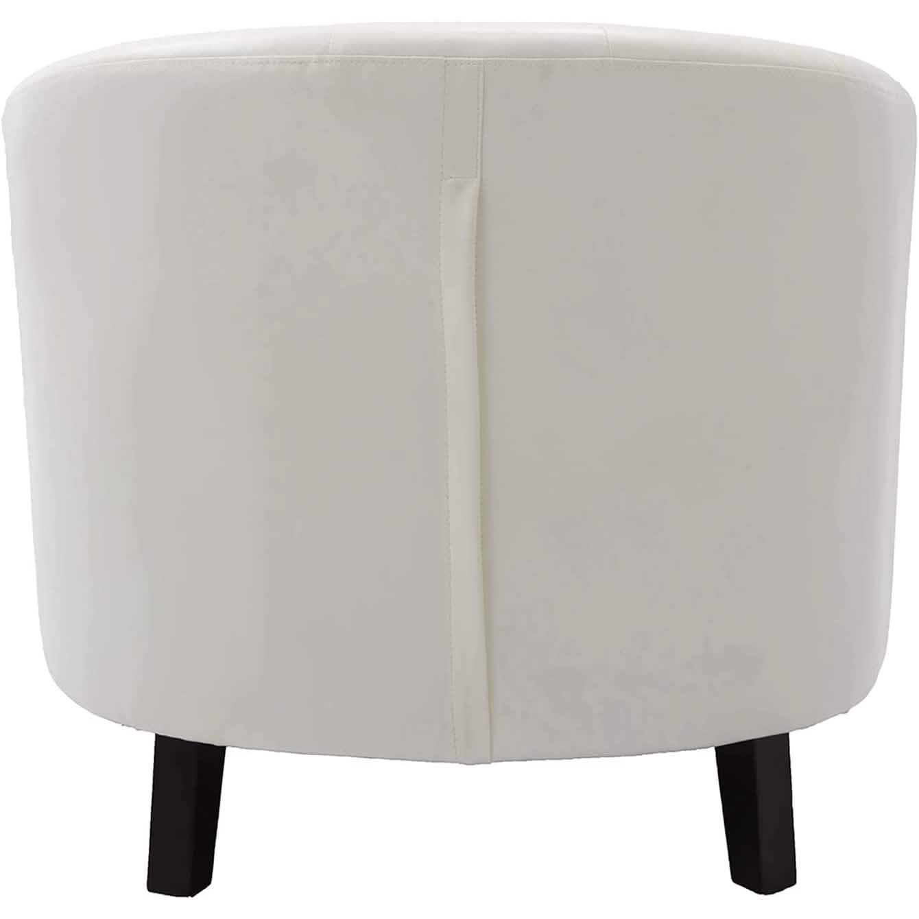 Fauteuil Club en Similicuir Fauteuil Baquet Fauteuil Tub Rembourré