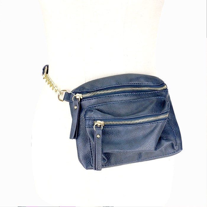 Faux Leather Crossbody / Fanny Pack / Belt Bag