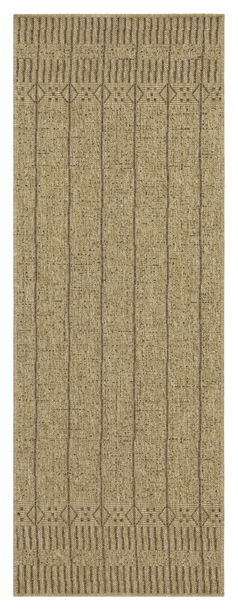 Earth GC_NTL1009 Jute/Mocha Indoor/Outdoor Area Rug