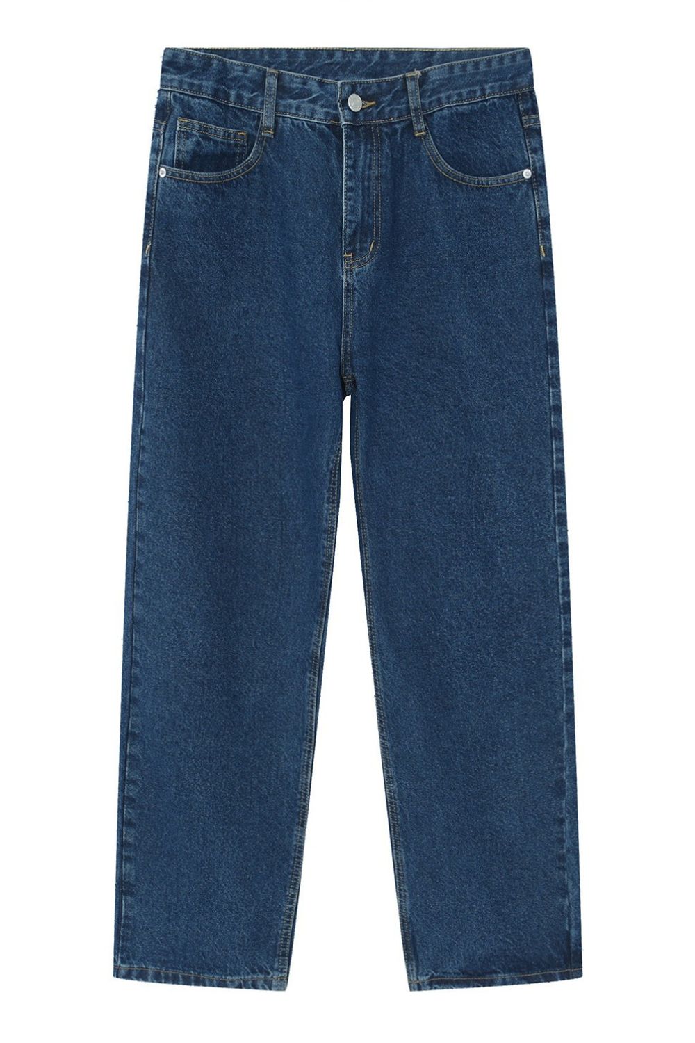 Straight Leg Jeans with Pockets