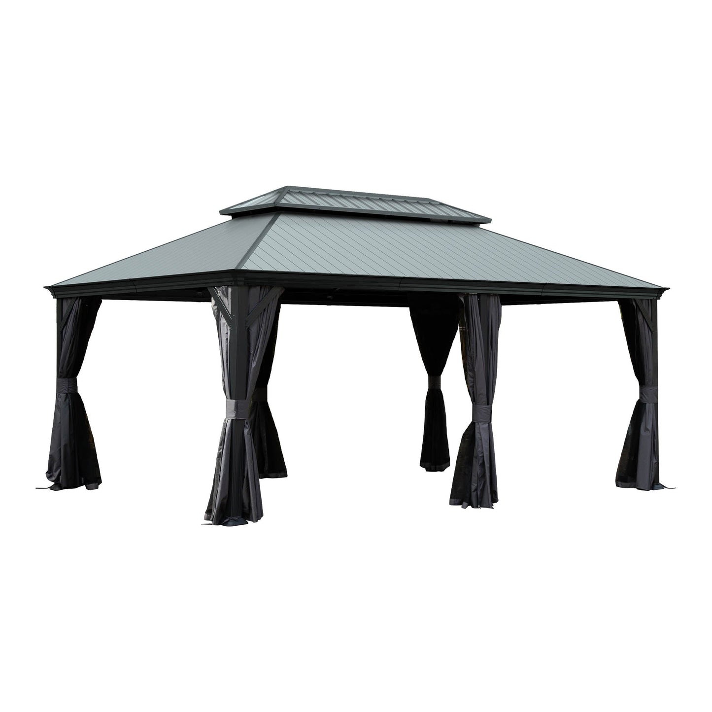 12'x18' Hardtop Gazebo with Resin Roof