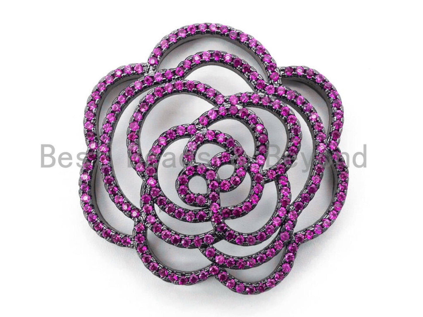 Rose Flower Pendant Connector, sku#L137