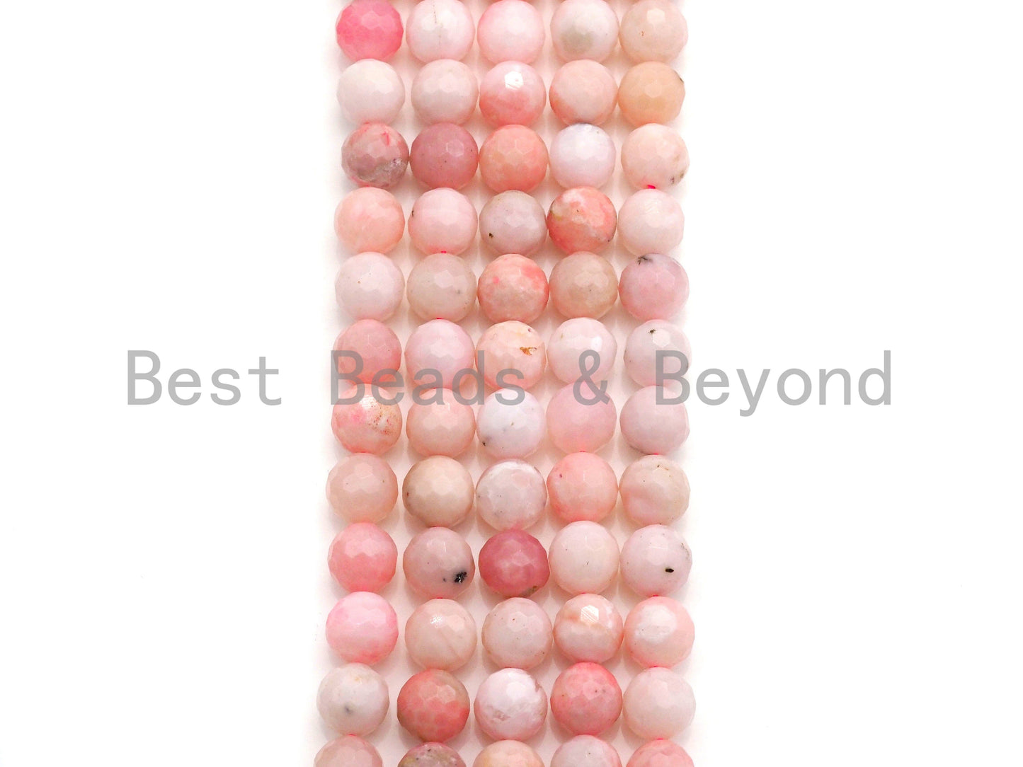 High Quality Natural Pink Opal Faceted Beads, 6mm/8mm/10mm/12mm Round Faceted Opal Beads, 15.5" Full Strand, sku#U819