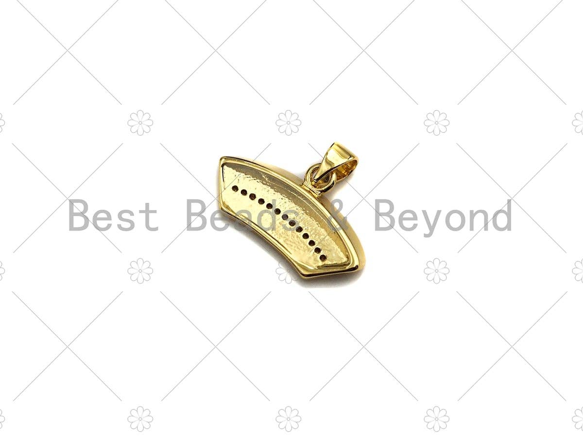 CZ Micro Pave Enamel Nurse Charm, Registered Nurse Charms, sku#LK04